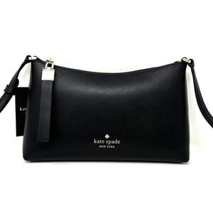 Kate Spade Sadie Crossbody Purse Black Leather KE594